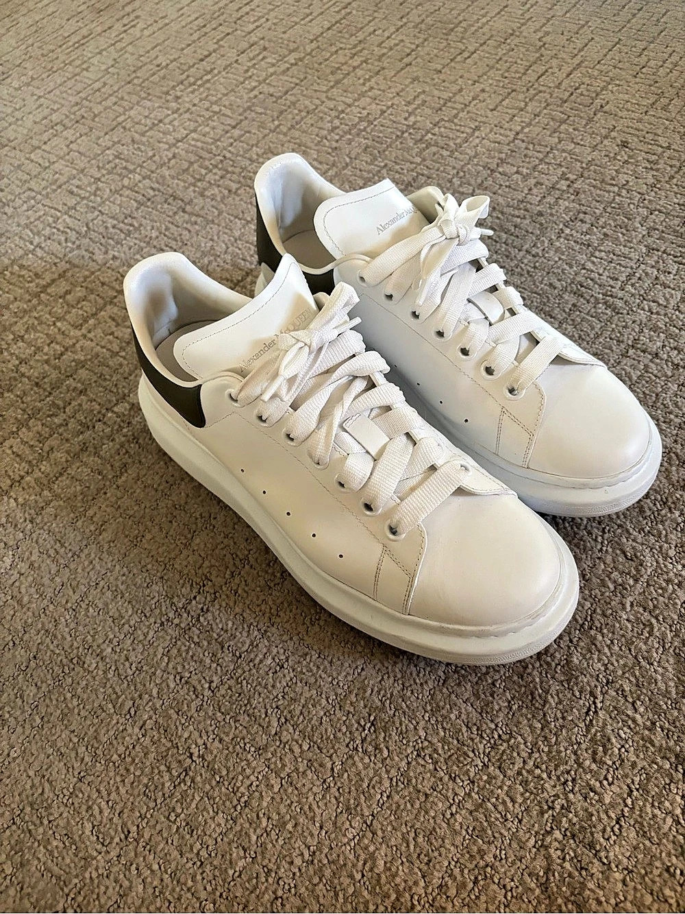 Alexander McQueen Oversized Sneaker White & Green